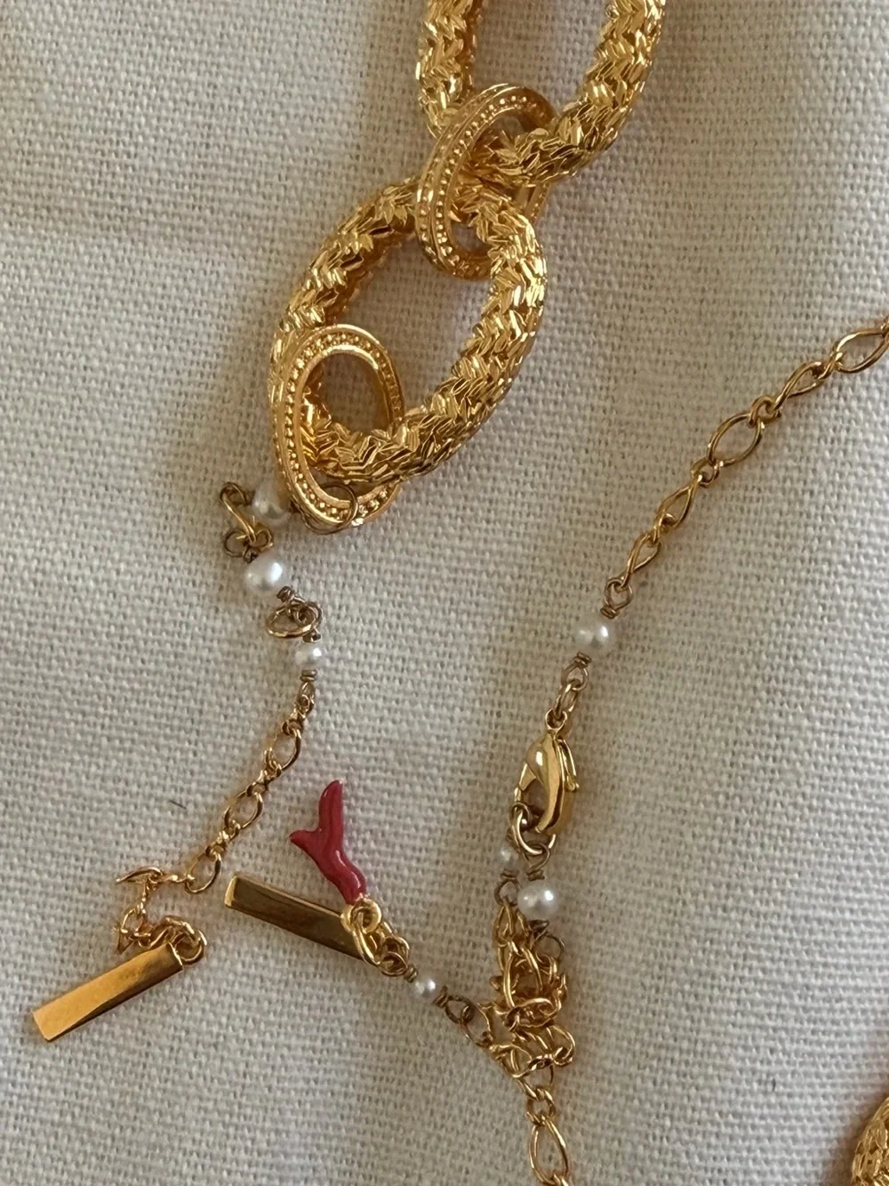 NWT. Les Néréides Bracelet + Necklace Set (2 Pieces)